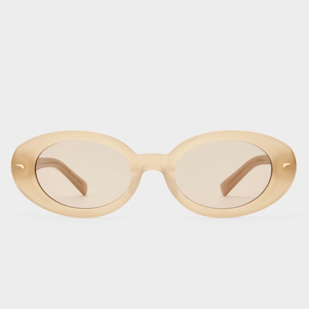 30% OFF NWT!! Luv Lou The Audrey Sunglasses in Bisque - Picture 4 of 6